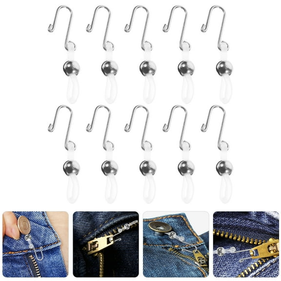FRCOLOR 10 Pcs Zipper Replacement Kit Pulls 3.50X0.60X0.20CM