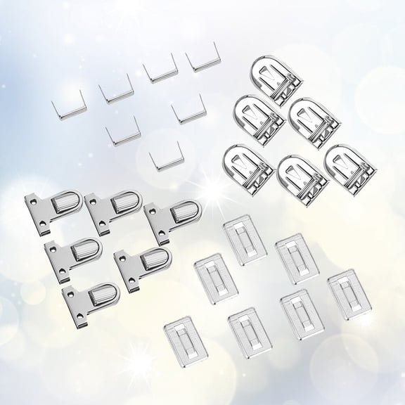 FRCOLOR 10 Sets Pack Stainless Steel Hook Locks Water Resistant for Toolboxes and Wine Boxes