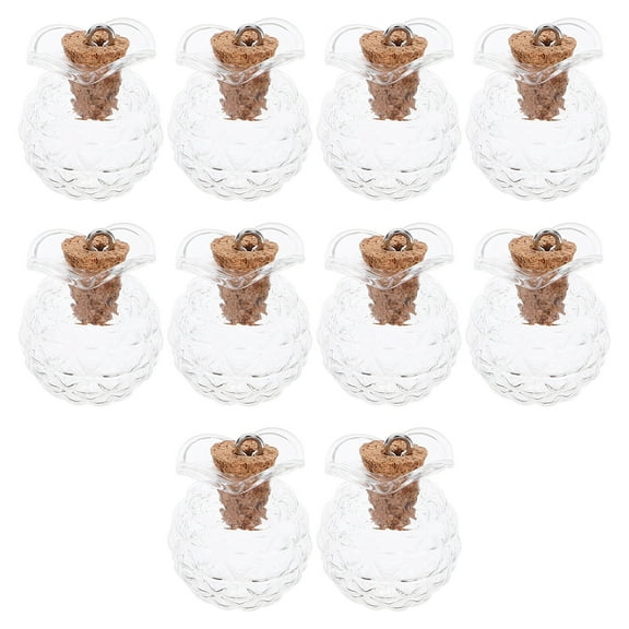 PAMINGONO Drift Bottle Transparent Glass Photo Prop Gifting 10 Sets