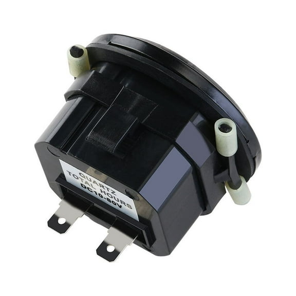 FRCOLOR 10 V-80V Timer Precision Equipment Hour Meter Black