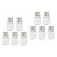 thumbnail image 1 of FRCOLOR 10 pcs  5cm Sample Bottles with Screw Cap Clear Vials Jars Bottles Vials Small Tiny Jars For Refillable Essential Oil Jewelry, 1 of 8
