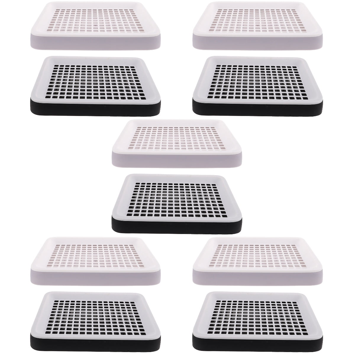 FRCOLOR 10 pcs Plastic Pet Toilet Rabbit Litter Box Small Pet Cage ...