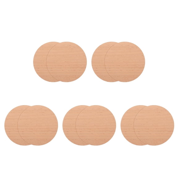 WASHWEPE Cedar Sheets for Humidor Khaki Round 10Pcs 4.3In