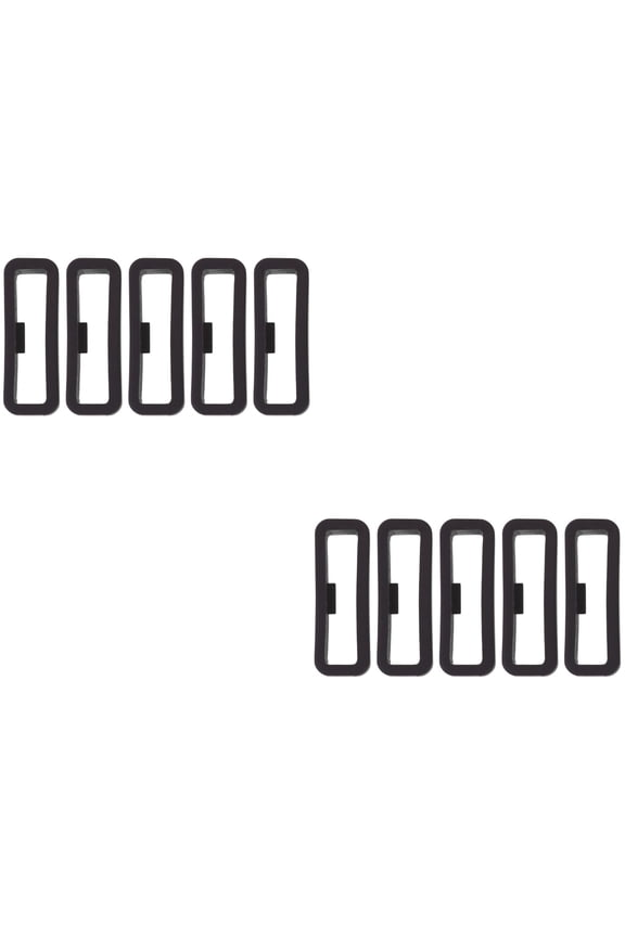 Watch Band Ring Black Sturdy and Easy to Replace for Watches 10Pcs