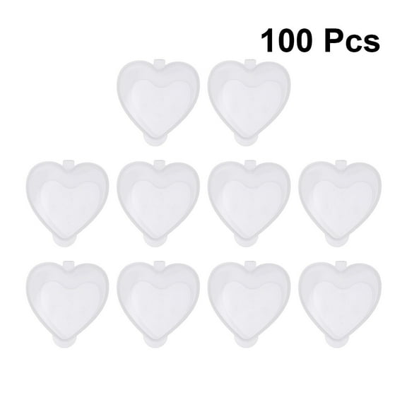 LABSERRON Transparent Spice Containers Leak-Proof Jars for Storage 100Pcs