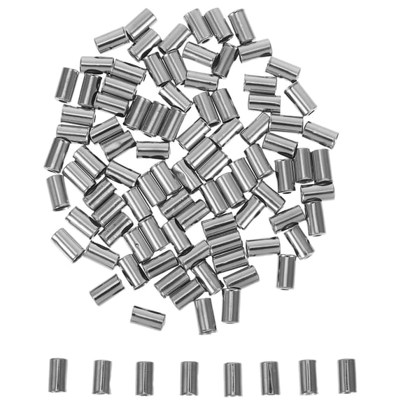 FRCOLOR  100 Pcs Bike Caps Line Mountain Brake Cable End Wire Silver