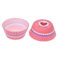 thumbnail image 1 of FRCOLOR  100 Pcs Cake Baking Cup Cupcake Liners Jumbo Containers Red, 1 of 8