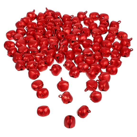 FRCOLOR 100 Pcs Jingle Christmas Bells 1.40X1.20X1.10CM Red