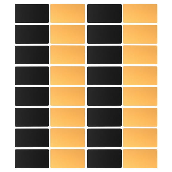 FRCOLOR  100 Pcs Logo Bracket Display Cards Printer Paper Business Metal
