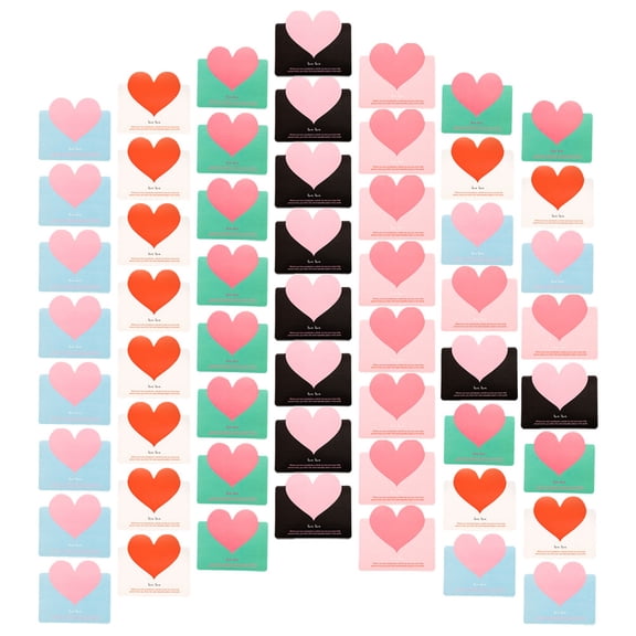 FRCOLOR 100 Pcs Love Greeting Card Happy Affirmation Stock Blank Cards Baby