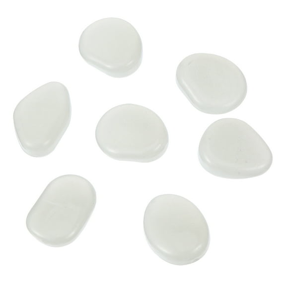 PAMINGONO Luminous Garden Pebbles Luminous Stones Polystyrene Resin 100Pack