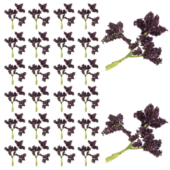 FRCOLOR 100 Pcs Simulated Bubble Flowers 4.00X3.00X2.80CM Purple