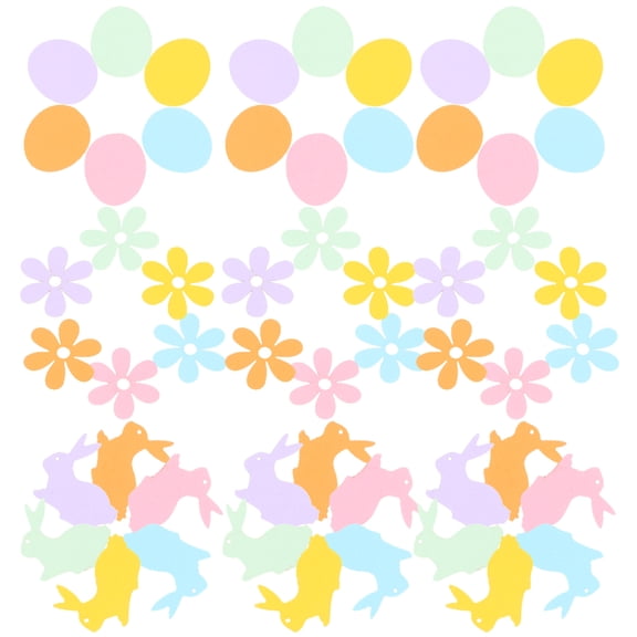 FRCOLOR 100 Pcs Table Confetti Prop Spring Egg Wrapping Ribbons Birthday Party Office