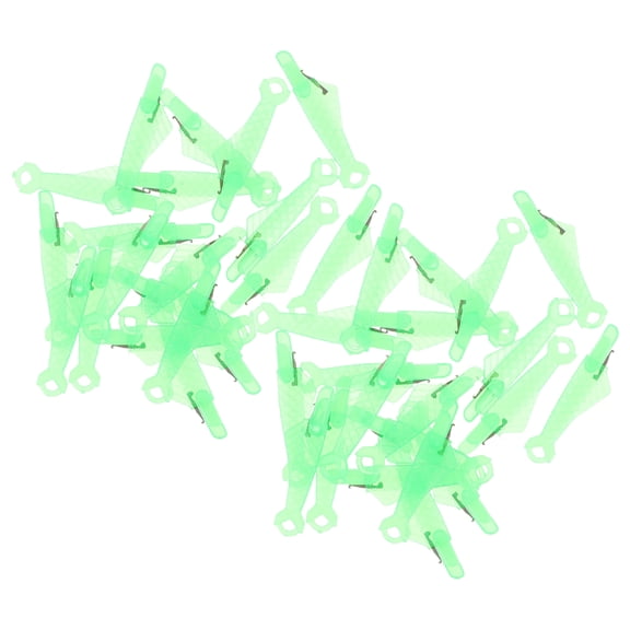 FRCOLOR 100 Pcs Wire Machine Needle Threader Work 3.20X1.00X0.80CM Green