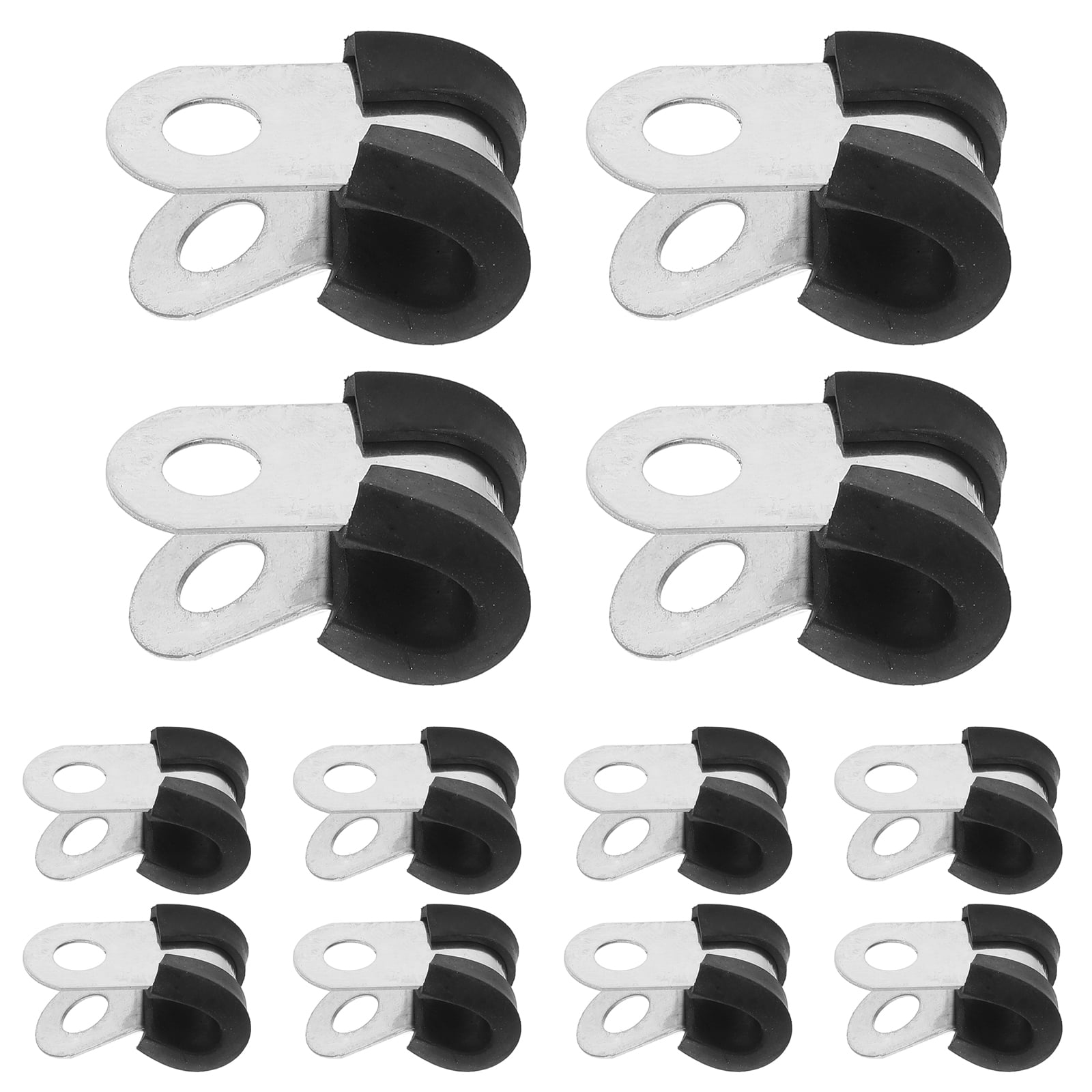 FRCOLOR 100 Pcs With Rubber Strip Clamp T20 Wrench Tool Ribbon Webbing ...