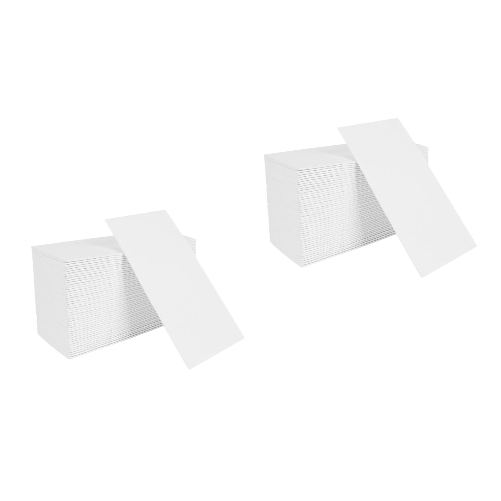 FRCOLOR Masteelf 100 pcs Disposable Napkins with Pocket for White Wedding Dinner Napkins Disposable Guest Towels for Silverware