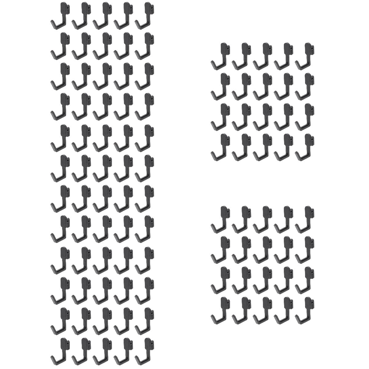 FRCOLOR 100 pcs Storage Hook Replacement J Shape Peg Hook for Peg Board Organizer Tool