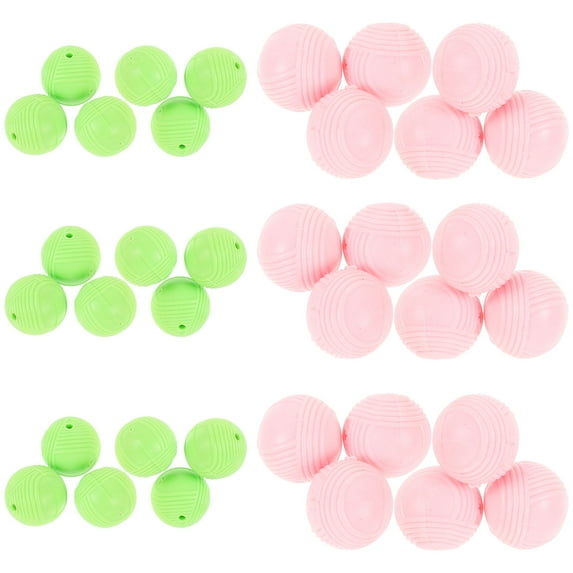 PAMINGONO Masroom Knitting Needle Stoppers Pink 100Pcs 0.8X0.6X0.6In