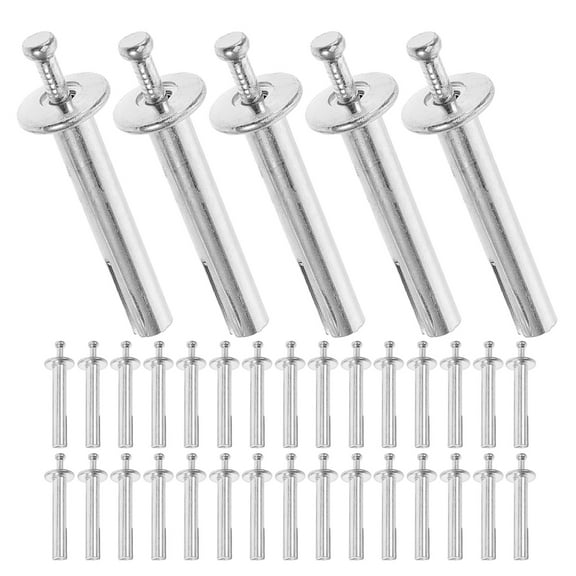 FRCOLOR 100pcs Anchor Expansion Nails 8x50mm Concrete Fasteners Nails Quick Installation Wall Screws Suitable For Tiles And Wood