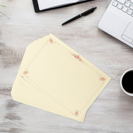 FRCOLOR 100pcs Blank Certificate Papers Printable Paper Award Papers Certificate Inner Papers for Office