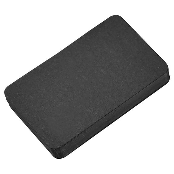 FRCOLOR 100pcs Blank Paper Business Cards Small Index Cards Mini Flash Cards Note Cards For DIY Present Craft Scrapbooking Black