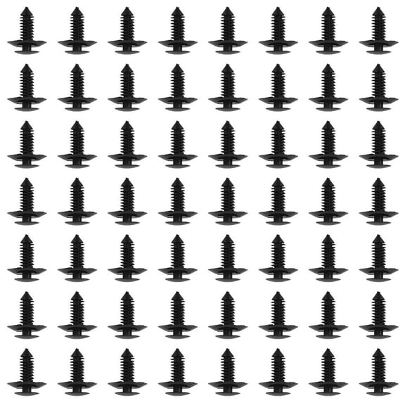 FRCOLOR 100pcs Car Door Panel Clips Retainer Fasteners Auto Body Trim Interior Upholstery Liner Replacement Plastic Push Pin Rivets Compatible for Ford