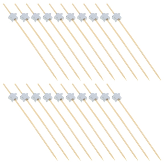 FRCOLOR 100pcs Cocktail Picks Fruits Toothpicks Appetizer Toothpicks Fruit Picks for Sandwiches Snacks