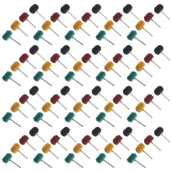 FRCOLOR 100pcs Polishing Buffing Wheels With Shank For Rotary Tools Suitable For Metal Removal And Wood Buffing For Comprehensive Polishing