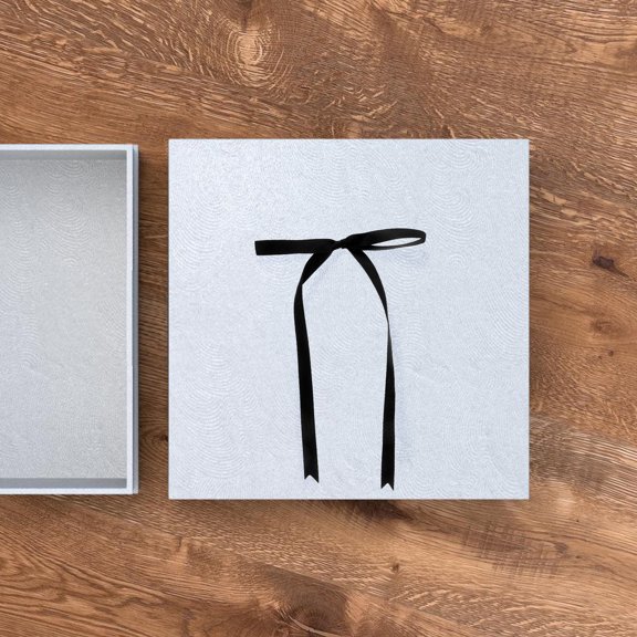 LABSERRON Bowknot Black 100Pcs 7.1X4.7X0.04in Polyester Decorative present Wrapping