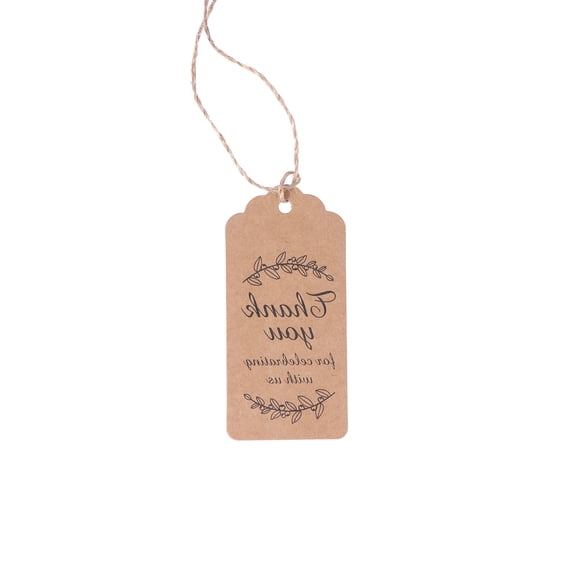 FRCOLOR  101 Pcs Kraft Paper Hang Tag Baking Food Tags Classic