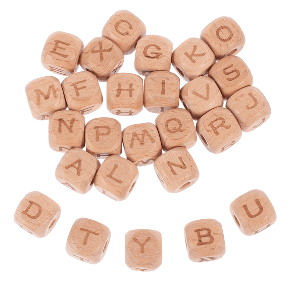 FRCOLOR  104 Pcs Eras Letter Beads for Friendship Bracelets Beech Child