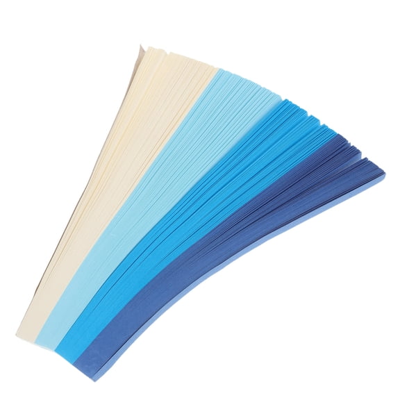 LABSERRON Blue Gradient Star Paper ps for Craft Projects 1080Pcs
