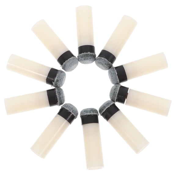 WASHWEPE Billiard Cue Tips Easy Control Versatile Use 10Pcs