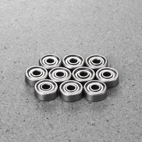 FRCOLOR 10Pack 624ZZ Grey Metal Bearing for Electronic Equipment Sealed Industrial