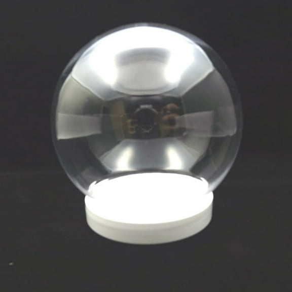 WEAVILUX snow globes crafting Snow Globe Plastic Decoration Beginners Christmas Decoration 10Pcs