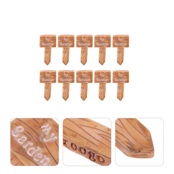 FRCOLOR 10Pcs Micro Resin Adornment Resin Craft Statues Photography Props