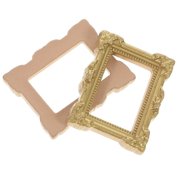 FRCOLOR 10Pcs Mini Frame Embellishments Resin Home Decor Jewelry Adults