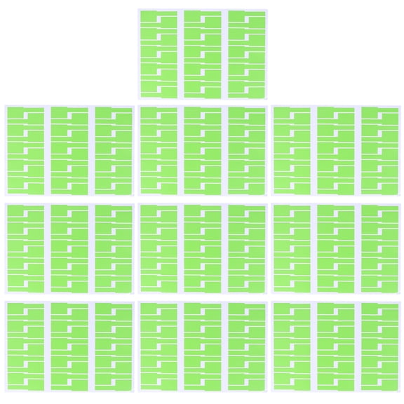 FRCOLOR 10Pcs Stickers Markers Identification Tags Self adhesive Laboratory sticker label For Test tube, beaker ( Green ),2.95"X2.95"X0.47"