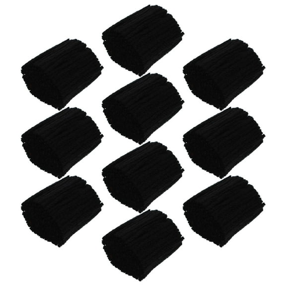 FRCOLOR Latch Hook Rug Yarn Acrylic Fiber Black for Durable DIY Crafts Rug Carpet Cushion