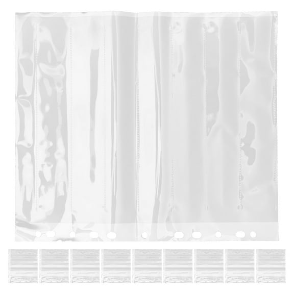 FRCOLOR 10pcs Archival Storage Sheets Negative Pages Holds Strips Frames Film Sleeves Binder Document Bags for Collection Protecting Important Documents