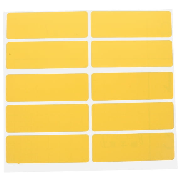 FRCOLOR 10pcs DIY Location Stickers for Desk and Tabletop Marking Self-Adhesive Label Stickers for Craft Supply Colored Markers for Office and Home