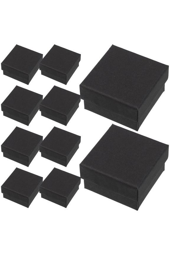 10pcs Unique Jewelry Packaging Boxes for Rings Earrings Display Necklace Present Boxes