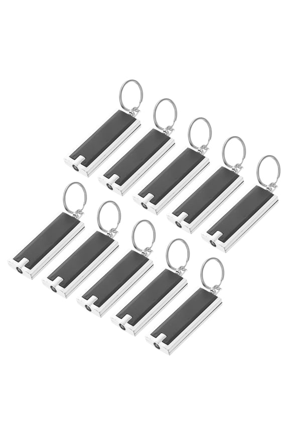 10pcs Flashlight Keychains Creative Key Holder LED Key Ring Key Decoration Small Gift for Men Women Adults