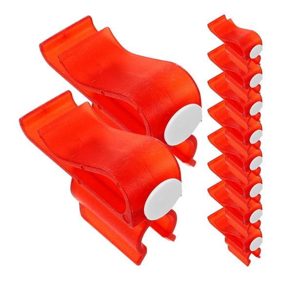FRCOLOR 10pcs Golf Putter Hanging Clip Golfing Stick Clamp Golfing Club Bag Organizer