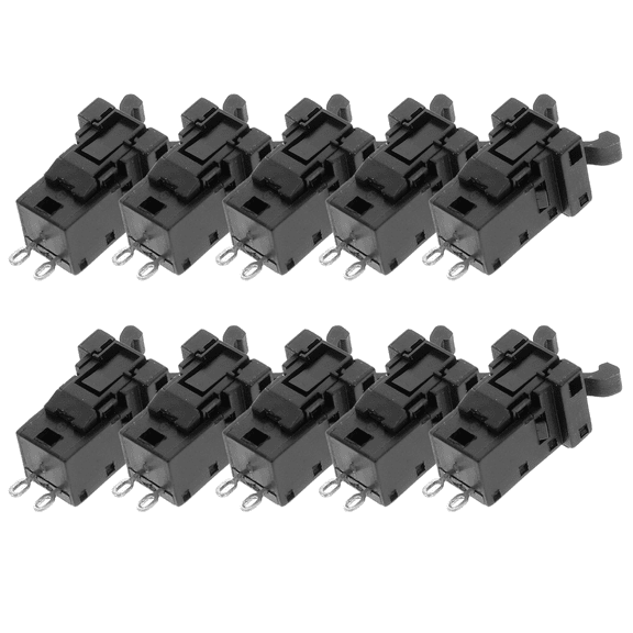 10pcs Bin Lid Latches Push Clips Replacement Plastic Latch for Bin Repair