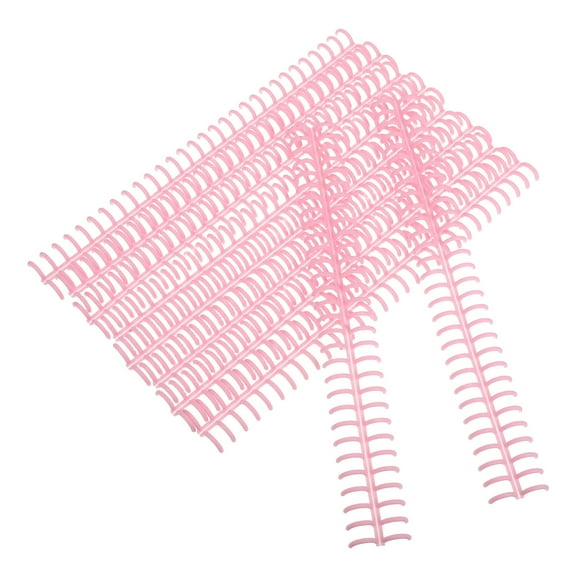 FRCOLOR 10pcs Notebooks Binding Spines 30 Ring Document Combs Plastic Comb Spines File Binding Combs Comb Binding Rings for Secure Binding