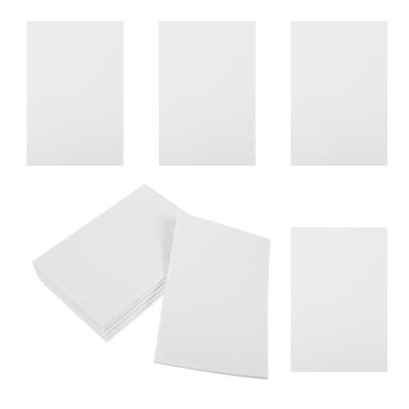 TAILTOSS 10Pcs Hand Carving Rubber Brick Stamps White Rubber Crafts Material Lightweight for Decor