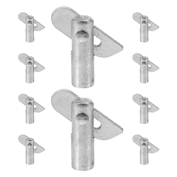 LABSERRON 10Pcs Scaffolding Joint Connecter Steel Q235 Silver for Maintenance Work