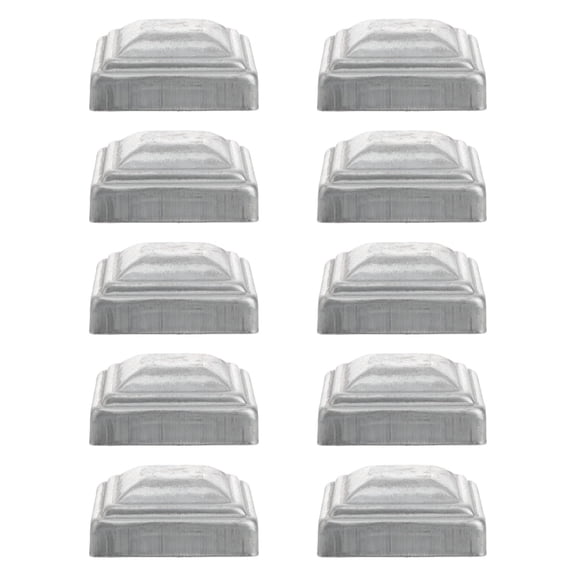 FRCOLOR 10pcs Square Fence Post Iron Column Fence Post Cover Protective