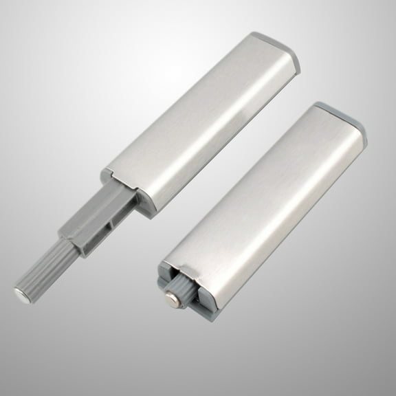 FRCOLOR 10pcs Stainless Steel Cabinet Latch Door Magnetic Rebounder Push To Open Door Closer Automatically Open Kitchen Furniture